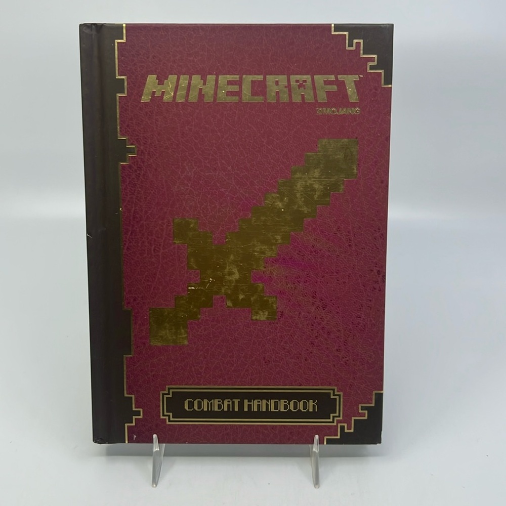 Minecraft Combat Handbook 2014 Hardcover Mojang Please See Photos